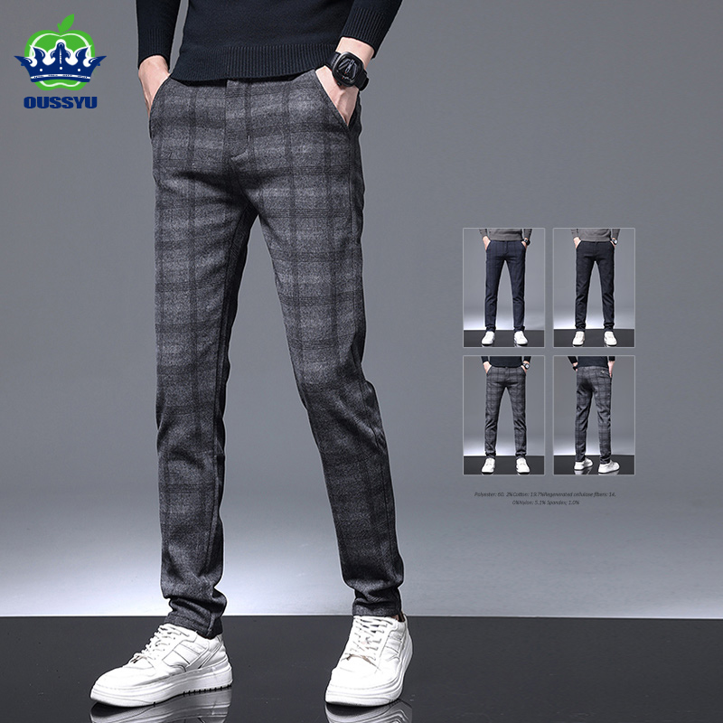 Quality Winter Clothing Brand - 2025 Yeni Ekose Pantolon Erkekler Iş