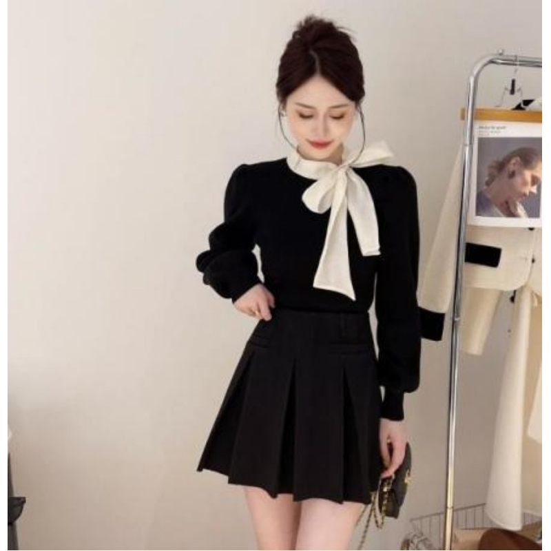 Winter Clothing Line - İlkbahar Sonbahar Kadın Zarif Ilmek Üstleri