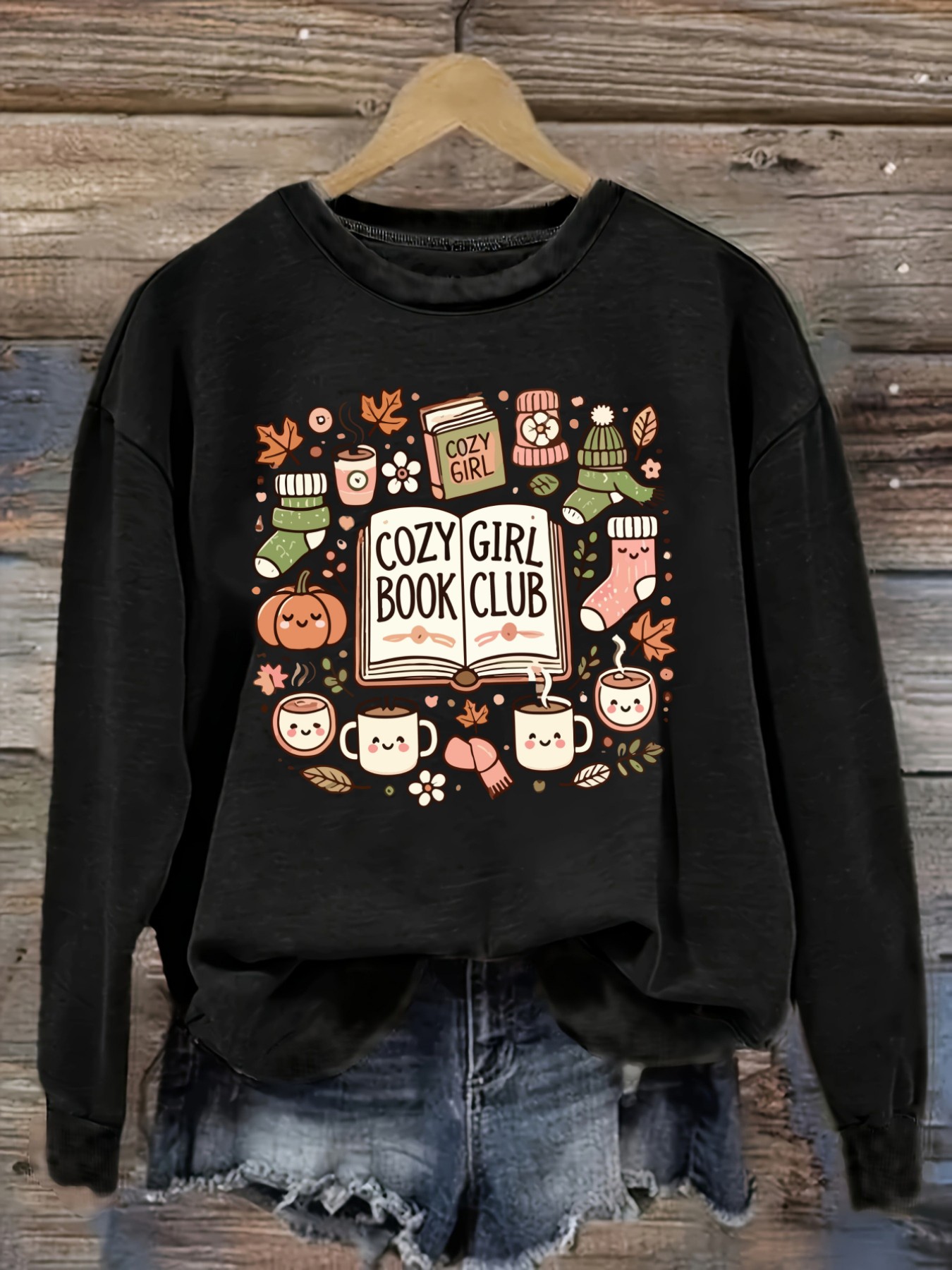 Winter Clothing Outfits - Kadın Günlük Uzun Kollu Bisiklet Yaka
