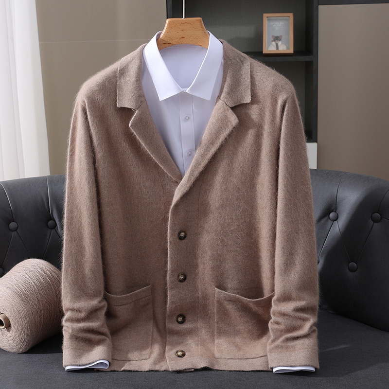 Yeni Vizon Yünü Hırka Erkek Do - Wool Blend Coat incelemesi ve fiyatı