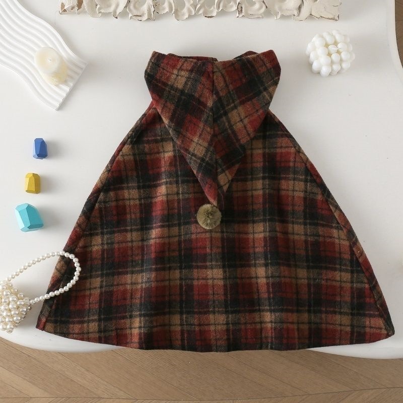 Kız Çocuk Ekose Pelerin Seviml - Winter Clothing For Babies incelemesi ve fiyatı