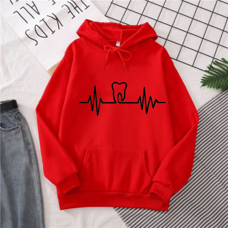 Heatbeat Hoodie Graphic Tooth  - Winter Clothing Drawing incelemesi ve fiyatı