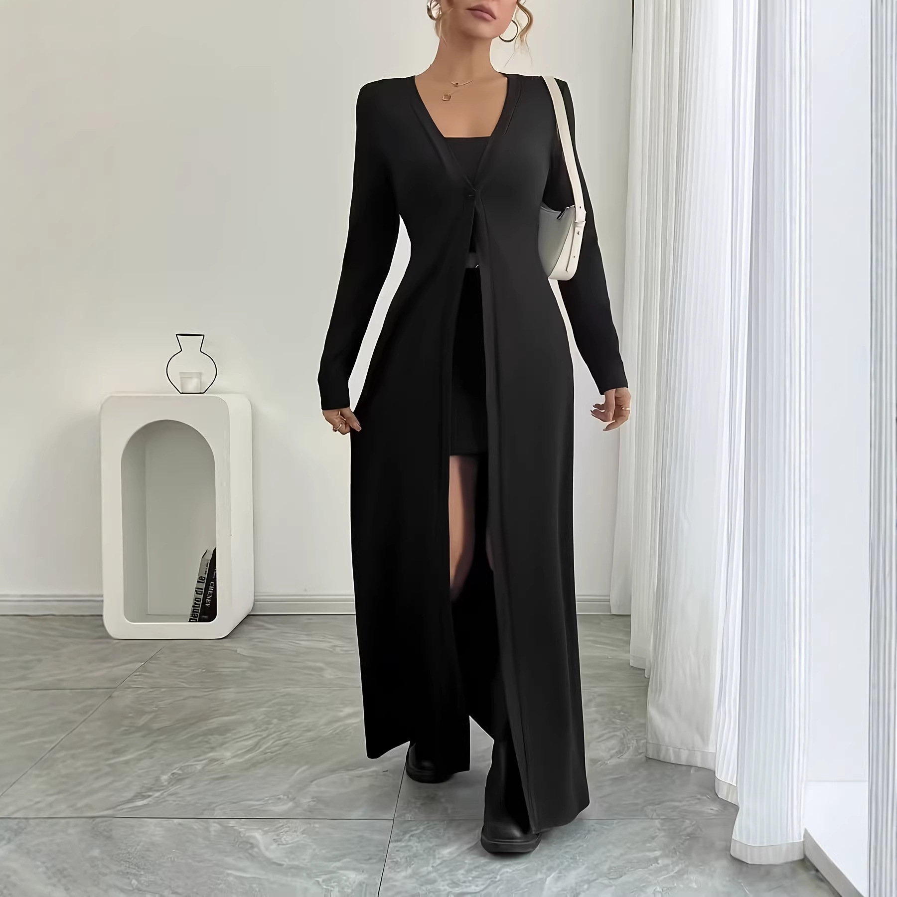 Büyük Beden İlkbahar ve Sonbah - Wool Blend Coat incelemesi ve fiyatı