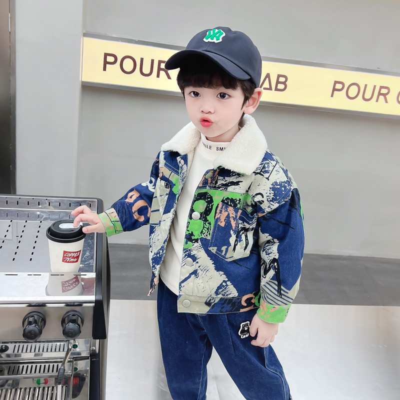 Çocuklar Bebek Sıcak Denim Cek - Winter Clothing Drawing incelemesi ve fiyatı