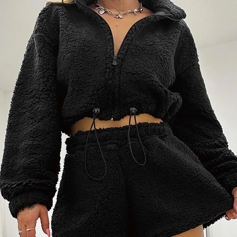 Kadınlar katı polar ceket kırp - Wool Blend Coat incelemesi ve fiyatı